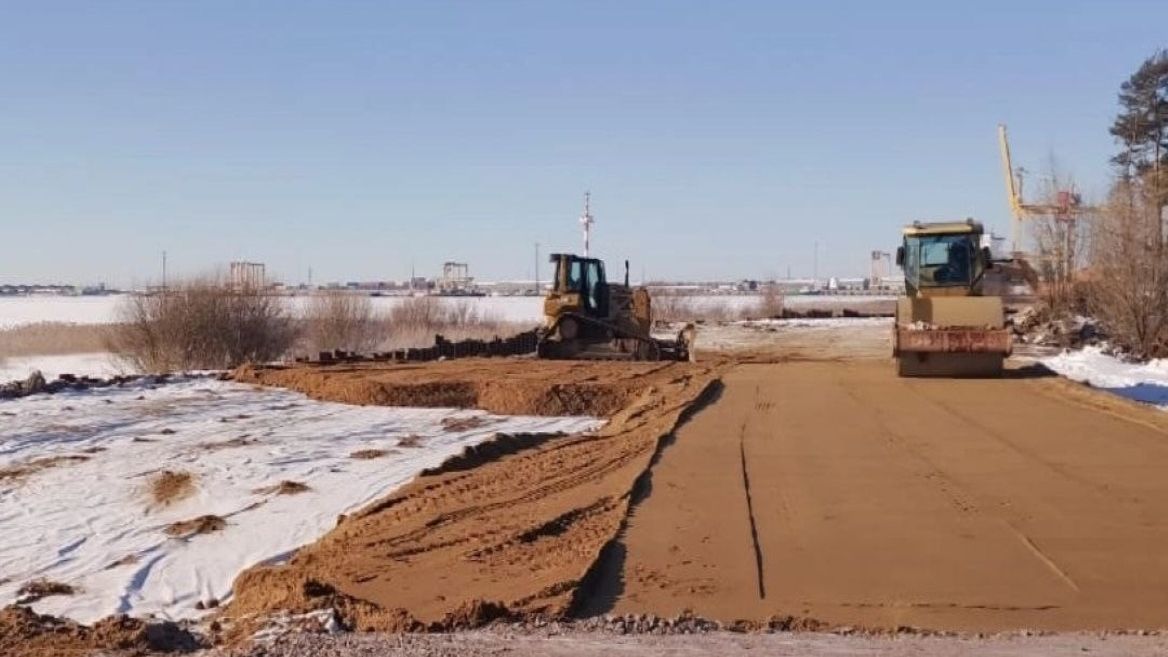 В Кронштадте строят новые дороги (фото)