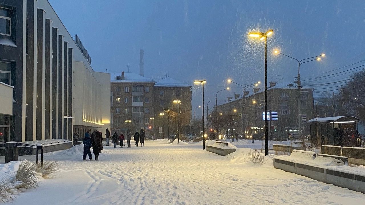 В Красноярск идет потепление до 0 градусов и снег с дождем