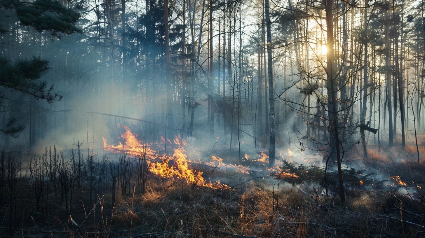 Угроза пожаров сохраняется в 17 округах Ставрополья из-за аномальной жары
