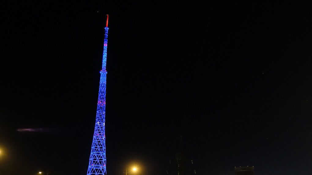 Телебашню Перми в честь Дня образования Пермского края «раскрасят» в цвета российского флага