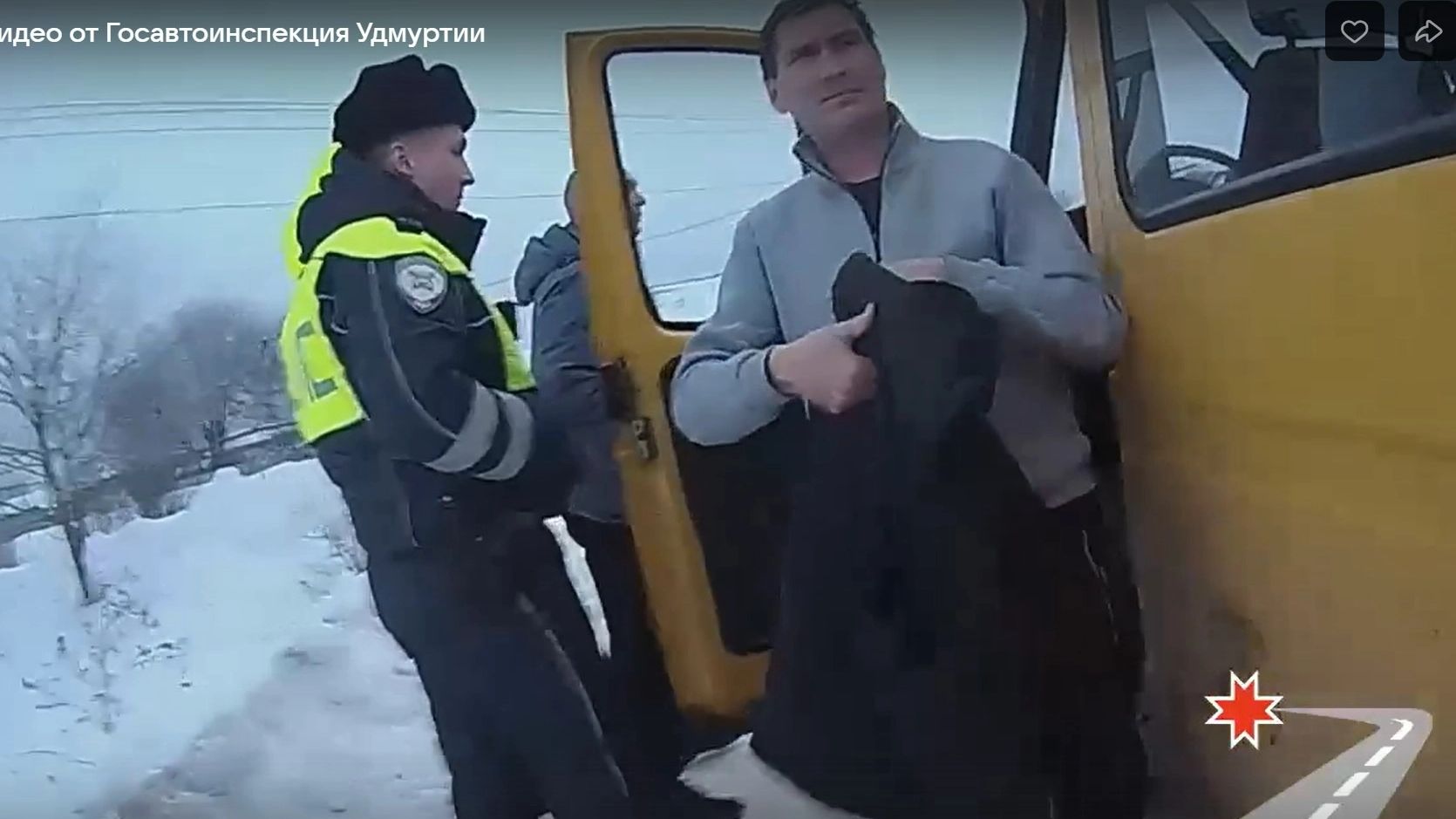 В Удмуртии задержали пьяного водителя служебного микроавтобуса