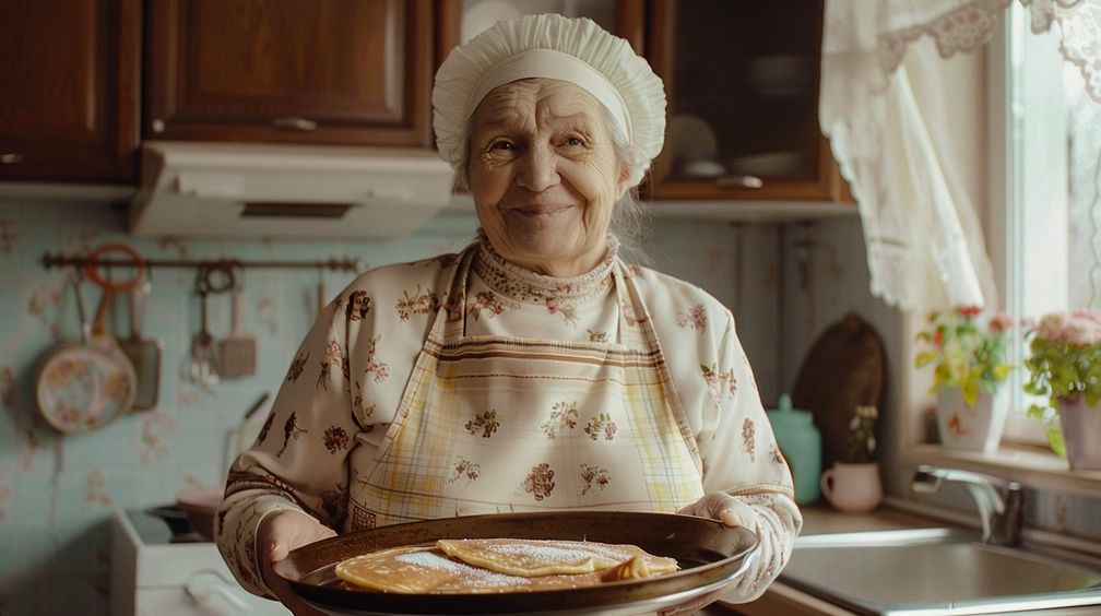 На Масленицу принято в большом количестве печь блины и угощать ими родственников, друзей
