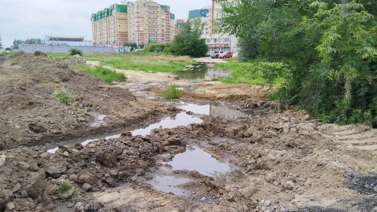 Протечку на бульваре начали устранять