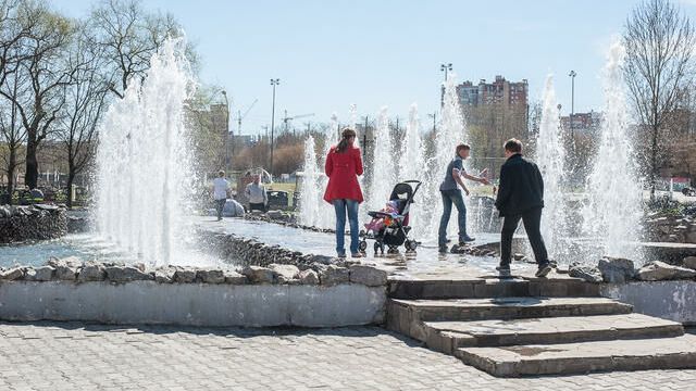 В Перми включили восемь фонтанов