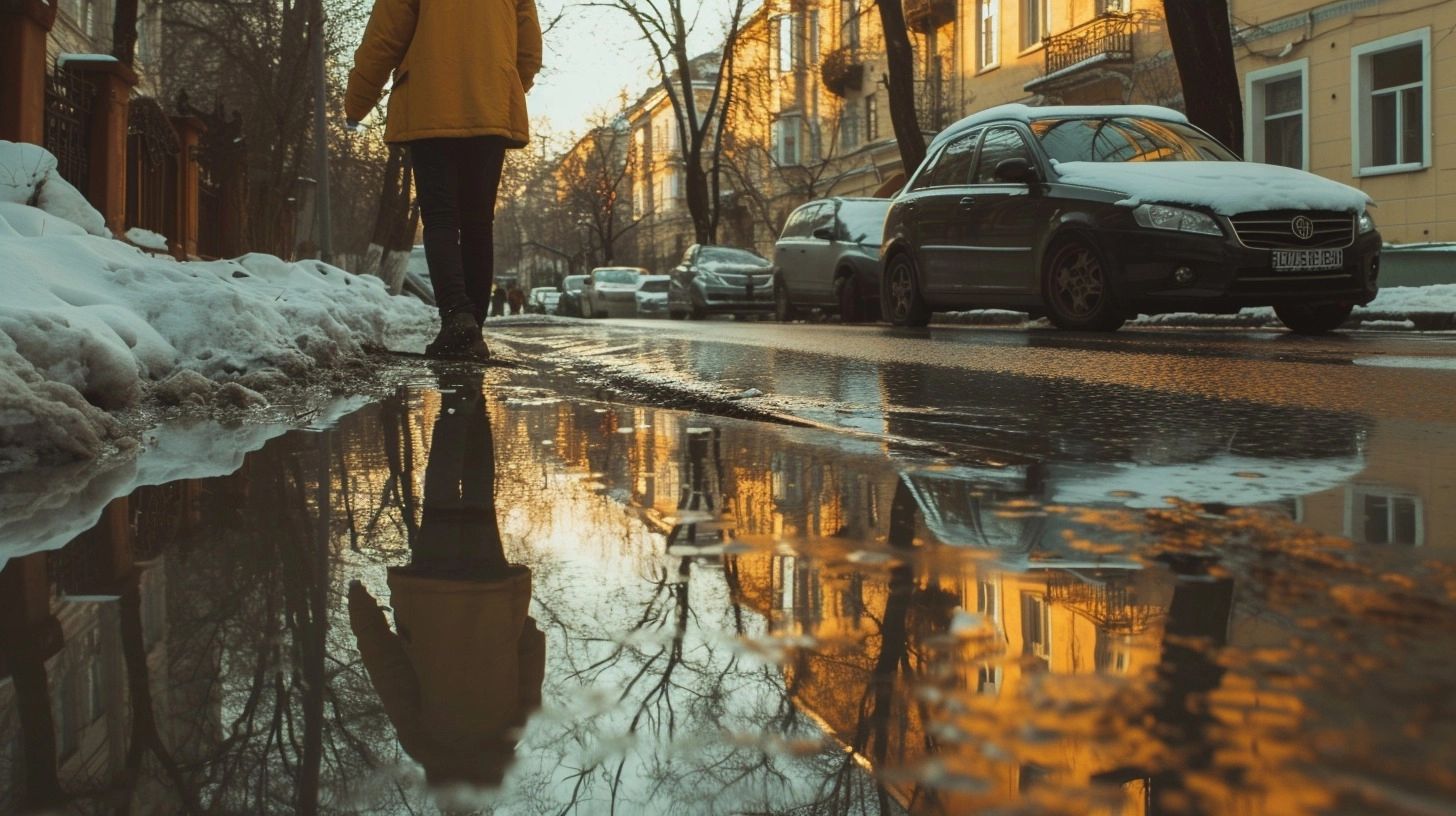 В Оренбурге весна.