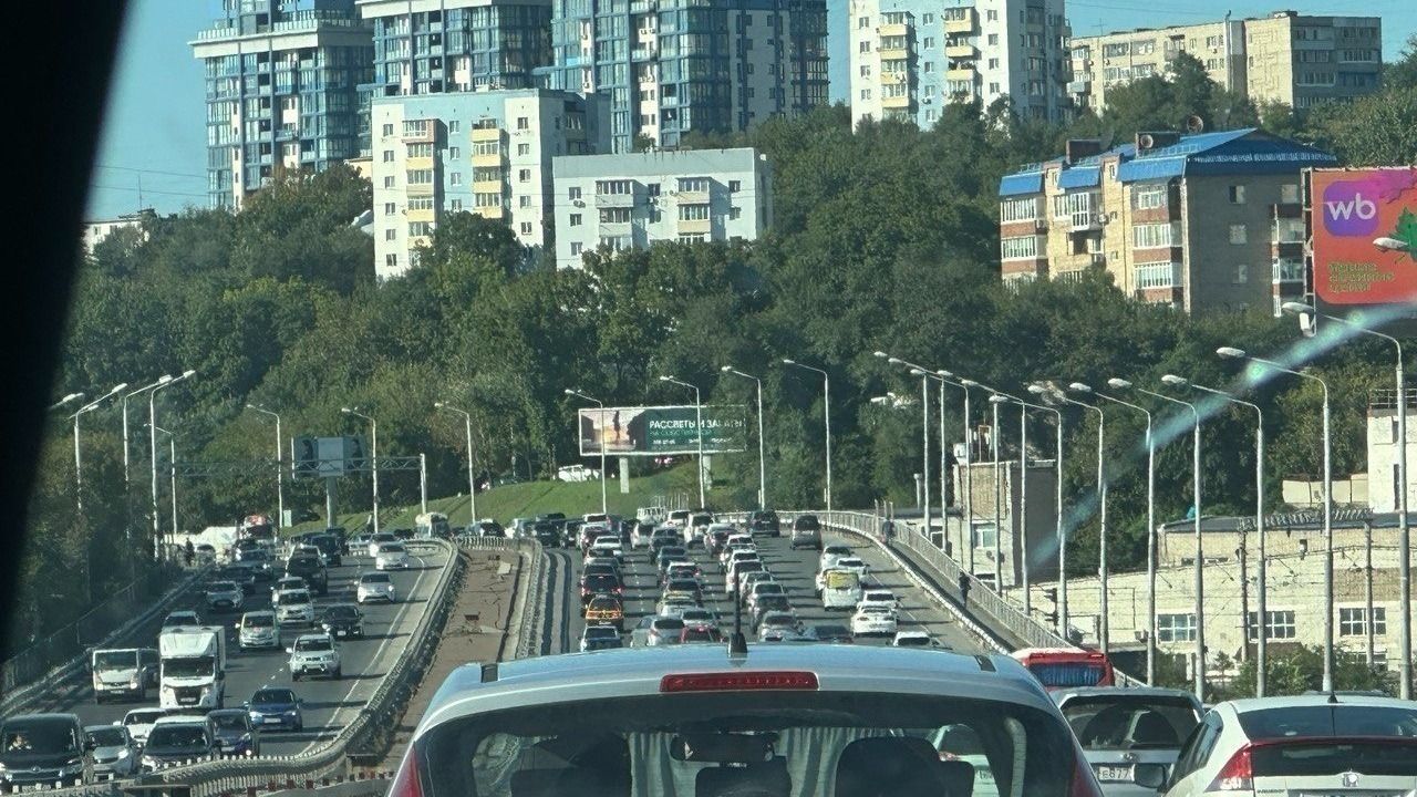 Подозрительная тряска автомобиля заставила смеяться очевидцев в Приморье