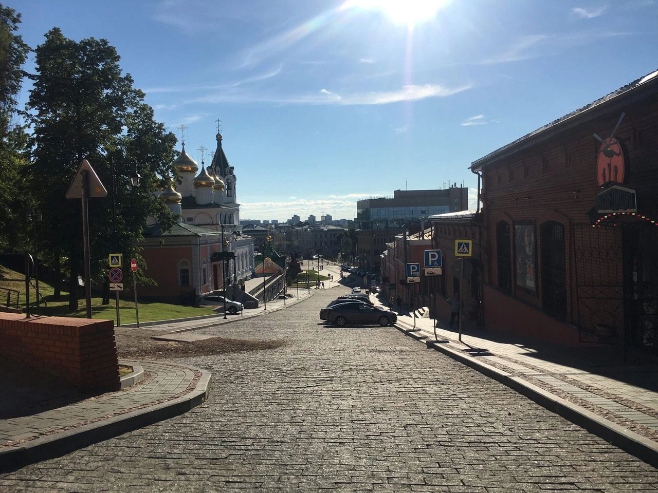 Улица Рождественская в Нижнем Новгороде 