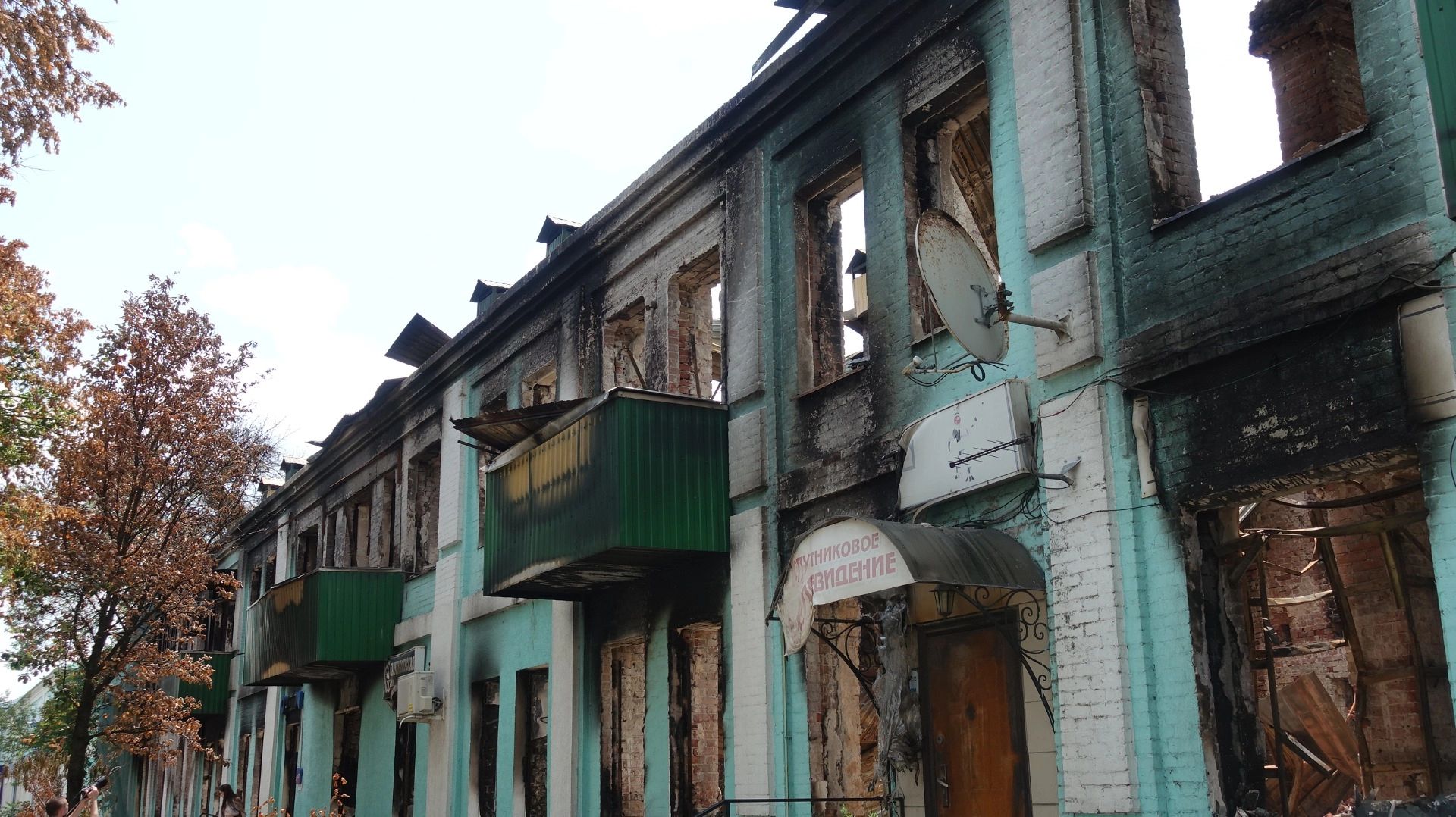 Последствия обстрела, фото тематическое