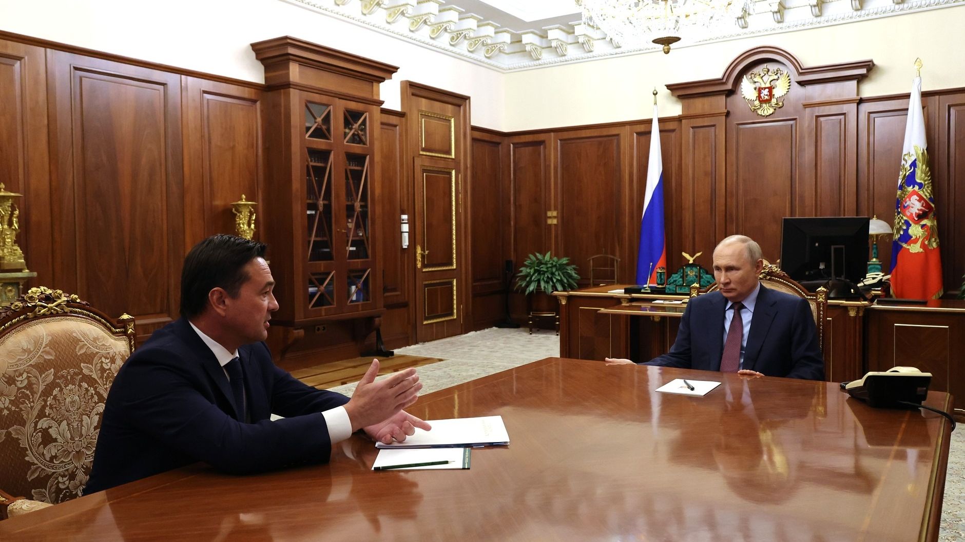 Губернатор Подмосковья Андрей Воробьев доложил президенту о развитии региона