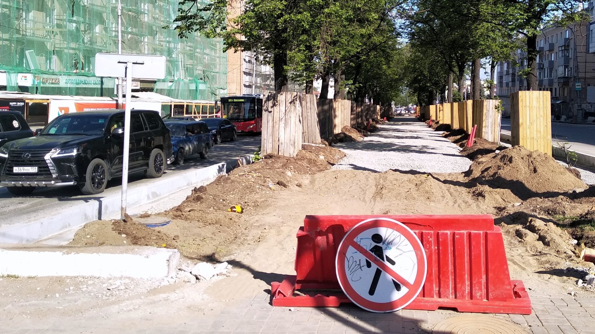 В Перми по ночам вновь будут перекрывать Комсомольский проспект. Схема перекрытий