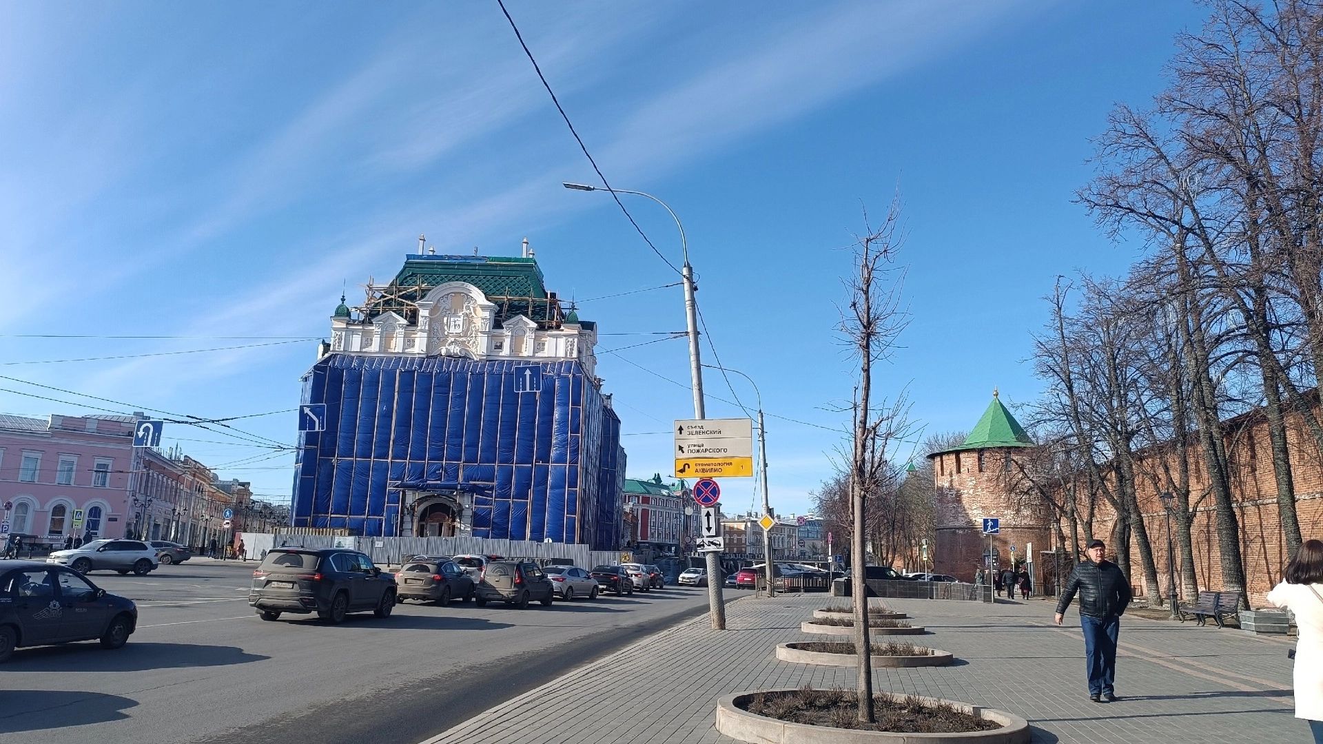 Площадь Минина в Нижнем Новгороде полностью закроют лишь 17 августа