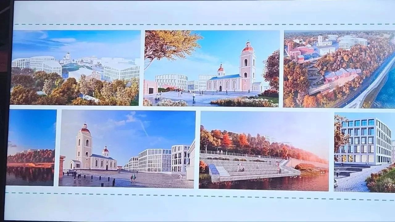 Дизайн-проект будущего ЖК на территории бывшего водозабора на набережной в Оренбурге
